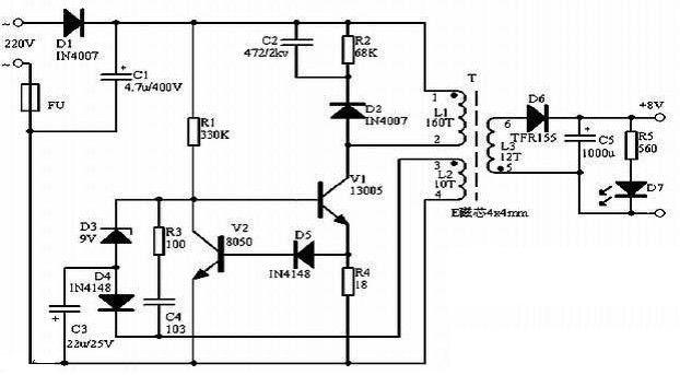 开关电源电路图